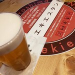 ビールスタンド重富 - シャープ注ぎ　600円(税込)