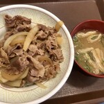 Sukiya - 牛丼セット
