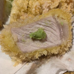 とんかつ けい太 - わさび乗せが美味い！