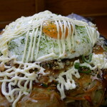 Okonomiyaki Imai - マヨネーズ乱れ掛けw