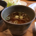 Shunsai Mura - 味噌汁の碗がロックグラスのようで持ちやすい