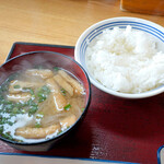 屋島食堂 - ご飯と味噌汁