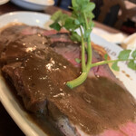 オールドニューダイナー - ・リブロースの自家製ローストビーフ＆マッシュポテト。