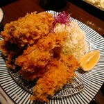 とんかつ檍 - カキフライ定食