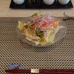 サカナザ - 粗挽きハンバーグステーキ①