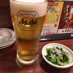 Masuya - 生ビールとお通し