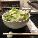 Teishoku To Horoyoi Shouga Yakiya - 定番に付くサラダ…山盛りです♡