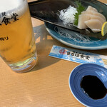 まるは食堂 - 平貝の刺身