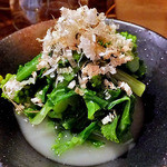 天ぷら処 こさか - 菜ノ花からし和え（２０１２年４月）