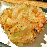 天ぷら処 こさか - 新玉葱の天ぷら（２０１２年４月）