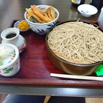 蕎麦 寶 - 【2020.2.16(日)】Ａランチ(そばとミニ天丼のセット)950円