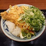 丸亀製麺 - かしわ天おろしぶっかけ(690円)
