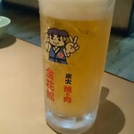 焼き肉　金花郎 - 生ビール  380円(税抜)