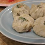 居酒屋ZIZI - エビとニラの花餃子