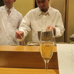 日本料理 太月 - 仕上げの2人