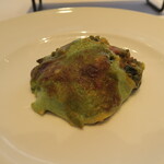 Convivio - コンヴィラザーニャ 　牡蠣とほうれん草の煮込みソース