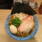 東京ラーメン 射心 - 四種の濁り煮干しそば + 全部のせ