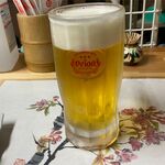 寿司亭 暖治 - ビールです