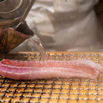 うを徳 - 2020.2 松輪メヌケを皮霜に