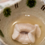 うを徳 - 2020.2 大分天然トラフグ白子ちり(先ほどのてっちり鍋で加熱)