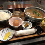 Gem Pachi - カレーうどん定食850円（税込）