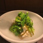 旬菜おばんざい とうたく - クーポンの鶏ささみと菜の花の辛し和え