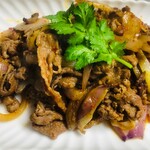四川麻辣麺 雪家 - 羊肉のクミン炒め