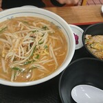 Fukushin - 味噌ラーメン半チャーハンセット