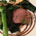 サラマンジェ ド ヨシノ - 仔牛のタン、縮みほうれん草