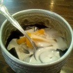 ランチ デザートの仙草ゼリー