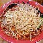 濃厚蟹みそラーメン 石黒商店 - 太目の中太麺！なんでもタピオカ入りとか！？