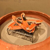 松川 - 間人ガニの焼き