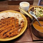 カキノキテラス - カツカレー ご飯300g