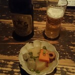 MARUYOSHI - お通しとビール