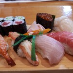 寿司処やぐら - にぎり竹(アップ)