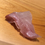 すが弥 - クエ。薬味は塩と酢橘と本わさび