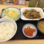 松屋 - プルコギ定食730円。