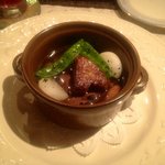 レストラン・ドゥスール - フォアグラのメインディッシュ