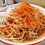 ラーメン生郎 - ラーメン　510円　（野菜・にんにく・唐辛子増し）