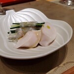 照寿司 - 生トラ白子