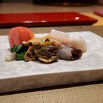 照寿司 - 赤貝の肝