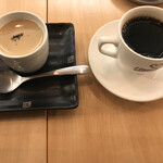 カフェ ドルフィン - ほうじ茶プリン　珈琲