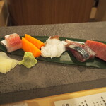 鮨 大照 - お造り盛り合わせ