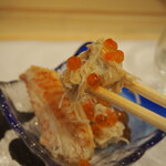 鮨 大照 - 毛蟹味噌和え