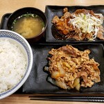 Yoshinoya - 牛皿カルビ定食　628円
