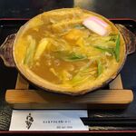 高砂 - カレー煮込みうどん(玉子入り)