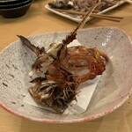 Genshiyaki Nihonshu Ame Nochi Hareruya - サービスの骨煎餅