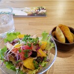 DISH&SPOON - 付け合わせのインカのめざめのポテトフライ  ホクホク♪