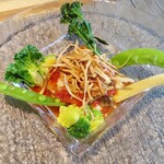 リズエアール - 仔羊のトマト煮　季節の野菜添え