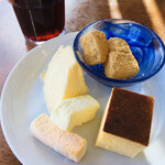 Kohan No Resutoran Ashimi - 酒粕入チーズケーキが不思議なお味でした。